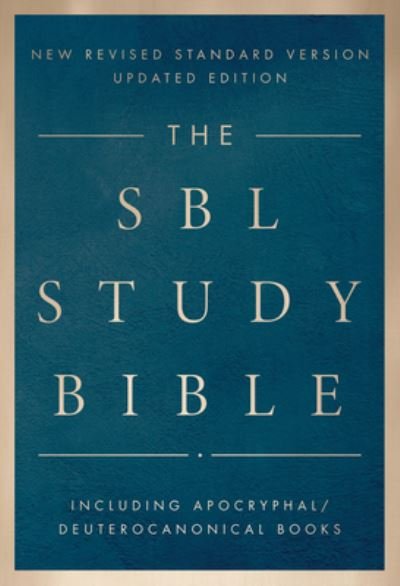 Cover for Society of Biblical Literature · The SBL Study Bible (Inbunden Bok) (2024)