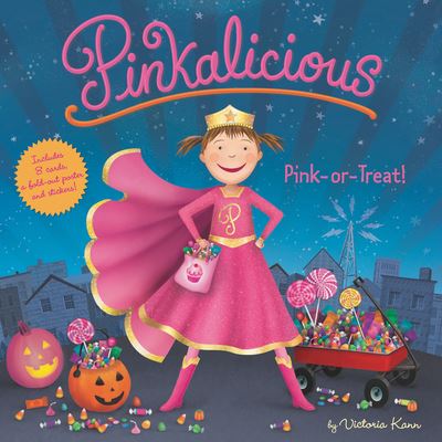 Cover for Victoria Kann · Pinkalicious: Pink or Treat!: Includes Cards, a Fold-Out Poster, and Stickers! - Pinkalicious (Hardcover Book) (2021)