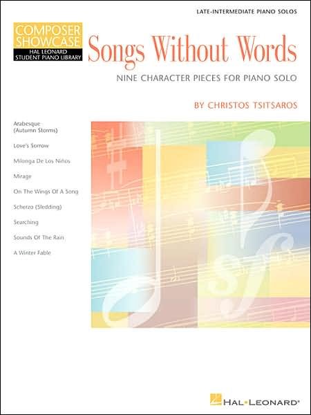 Cover for Christos Tsitsaros · Composer Showcase: Songs Without Words (Paperback Book) (2004)