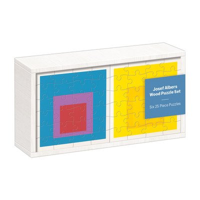 MoMA Josef Albers Wood Puzzle Set - Sarah McMenemy - Brætspil - Galison - 9780735355439 - 14. august 2018
