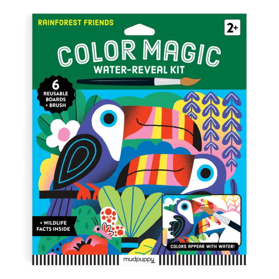 Cover for Mudpuppy · Rainforest Friends Color Magic Water-Reveal Kit (Bog) (2025)