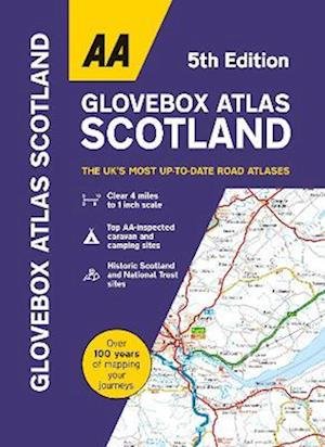 AA Glovebox Atlas Scotland - AA Road Atlas Britain - Aa Publishing - Kirjat - AA Publishing - 9780749583439 - torstai 3. elokuuta 2023