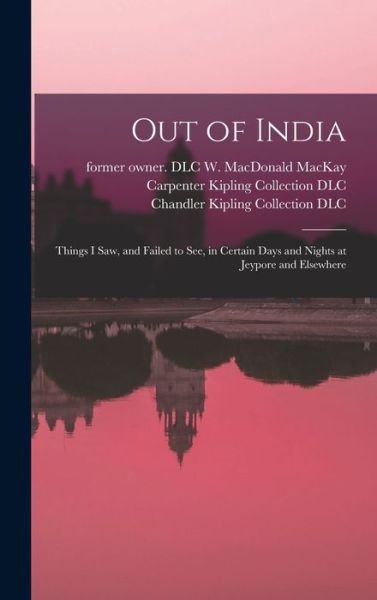 Cover for Rudyard Kipling · Out of India (Bok) (2022)