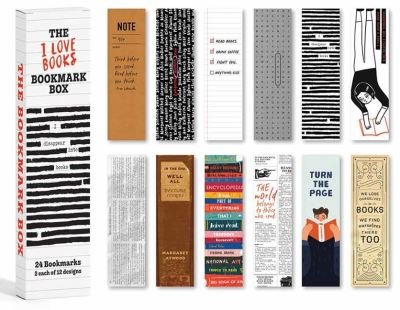 Cover for Gibbs Smith Publisher · I Love Books Bookmark Box (Trycksaker) (2022)