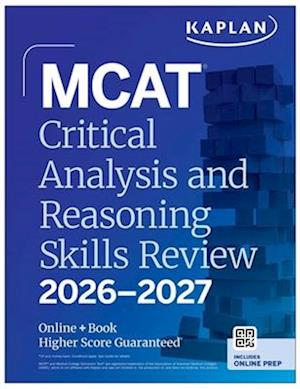 Cover for Kaplan Test Prep · MCAT Critical Analysis and Reasoning Skills Review 2026-2027: Online + Book - Kaplan Test Prep (Paperback Book) (2025)