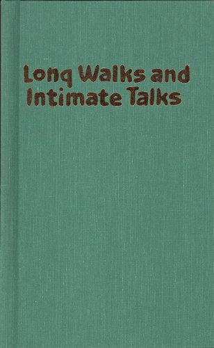 Cover for Grace Paley · Long Walks and Intimate Talks: Stories, Poems and Paintings - Women &amp; Peace (Hardcover Book) (1993)