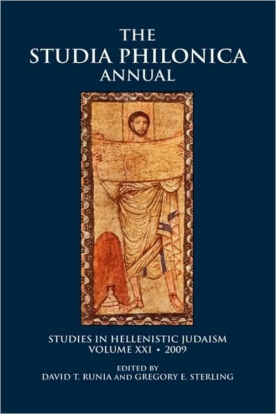 Cover for David T Runia · The Studia Philonica Annual Xxi, 2009 (Hardcover Book) (2009)