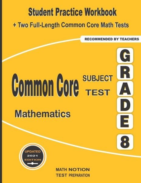 Cover for Michael Smith · Common Core Subject Test Mathematics Grade 8 (Paperback Book) (2021)
