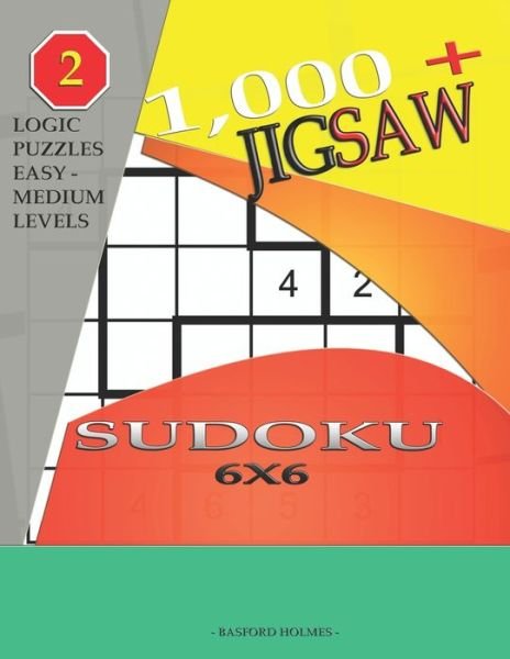 Cover for Basford Holmes · 1,000 + sudoku jigsaw 6x6 (Paperback Book) (2019)