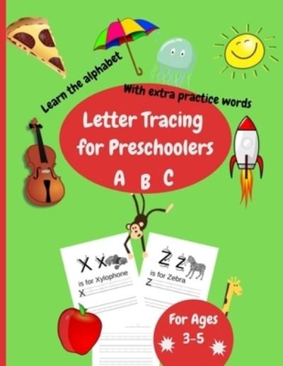 Cover for Laughing Panda · Letter Tracing For Preschoolers (Paperback Book) (2019)