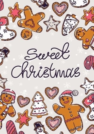 Cover for Engage Books · Merry Christmas Coloring Card: Cheaper and More Useful than a Card! (Sweet Christmas; Christmas Cookies; Gingerbread) Medium A5 - 5.83X8.27 (Pocketbok) (2021)