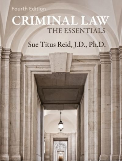 Cover for Sue Titus Reid · Criminal Law (Book) (2021)