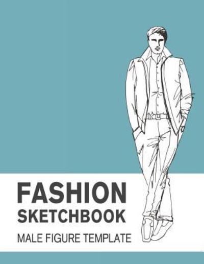 Cover for Lance Derrick · Fashion Sketchbook Male Figure Template (Paperback Book) (2019)