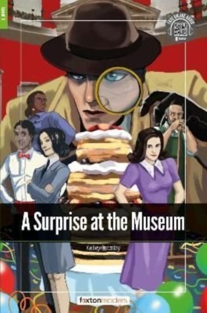 Cover for Foxton Books · A Surprise at the Museum - Foxton Readers Level 1 (400 Headwords CEFR A1-A2) with free online AUDIO (Taschenbuch) (2022)