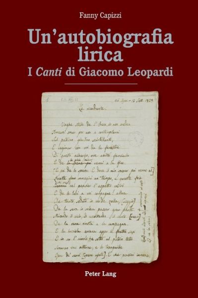 Cover for Fanny Capizzi · Un'autobiografia Lirica: I &quot;Canti&quot; Di Giacomo Leopardi (Paperback Book) (2015)