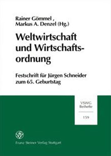 Cover for Otfried Preußler · Weltwirtschaft und Wirtschaftsordnung (Hardcover Book) (2002)