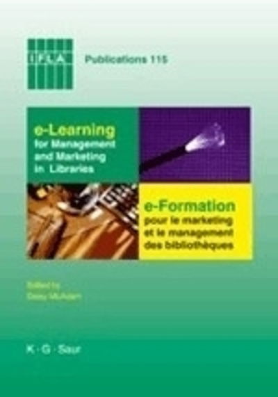 Cover for Daisy Mcadam (Editor) · E-learning for Management and Marketing (Book) (2005)