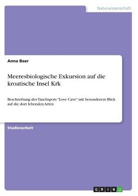 Cover for Baer · Meeresbiologische Exkursion auf di (Buch)