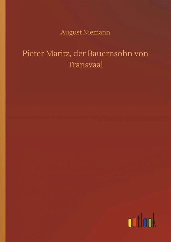 Cover for Niemann · Pieter Maritz, der Bauernsohn v (Book) (2018)