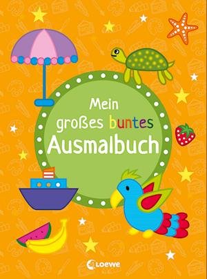 Cover for Mein großes buntes Ausmalbuch (Papagei) (Book) (2022)