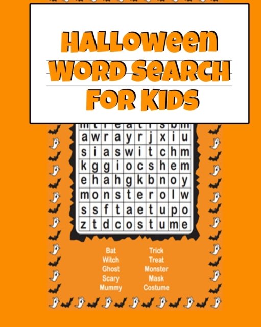 Cover for Boo Spooky · Halloween Word Search For Kids (Paperback Book) (2019)