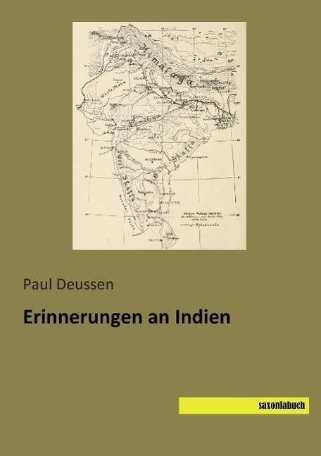 Cover for Deussen · Erinnerungen an Indien (Buch)