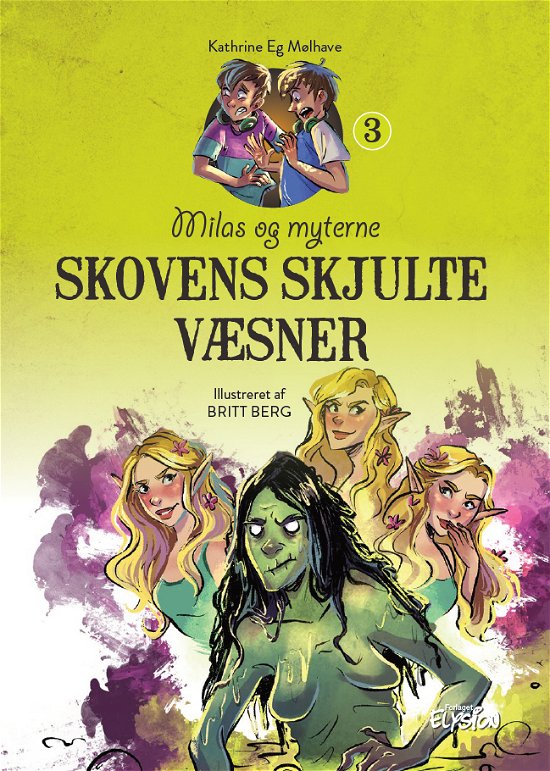 Cover for Kathrine Eg Mølhave · Milas og myterne: Skovens skjulte væsner (Hardcover Book) [1er édition] (2021)