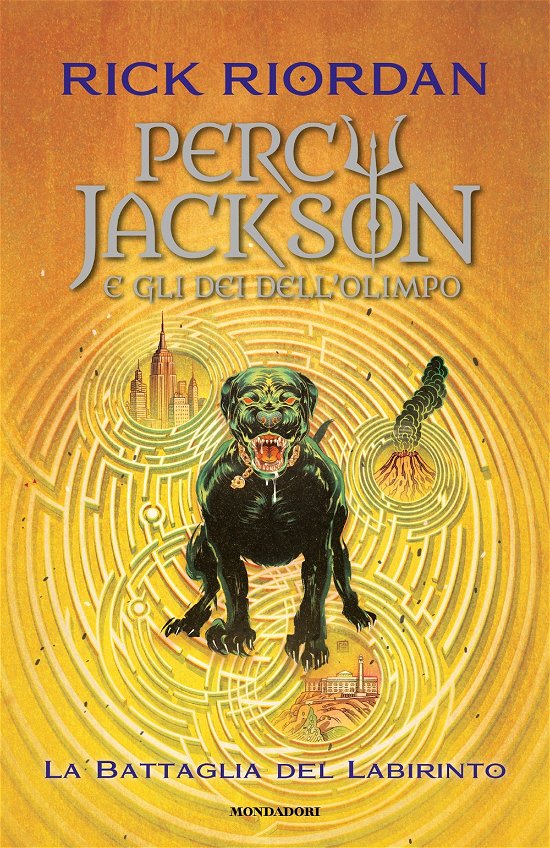Cover for Rick Riordan · La Battaglia Del Labirinto. Percy Jackson E Gli Dei Dell'olimpo #04 (Bog)