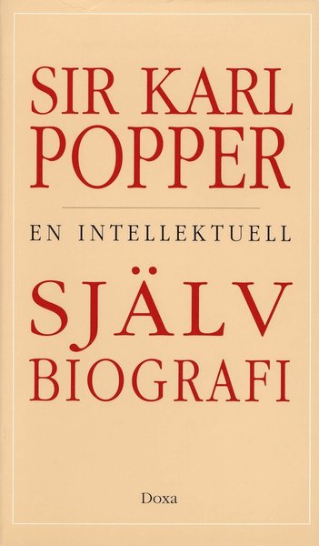 Cover for Karl R Popper · En intellektuell självbiografi (Book) (1988)