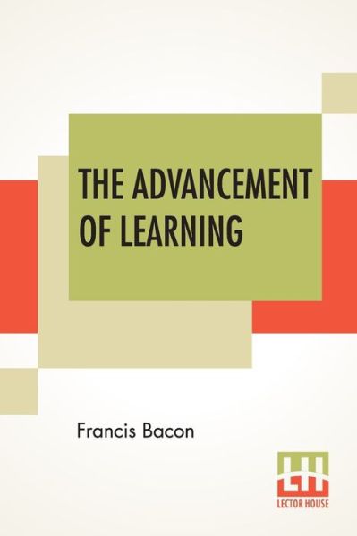 Cover for Francis Bacon · The Advancement Of Learning (Paperback Book) (2019)