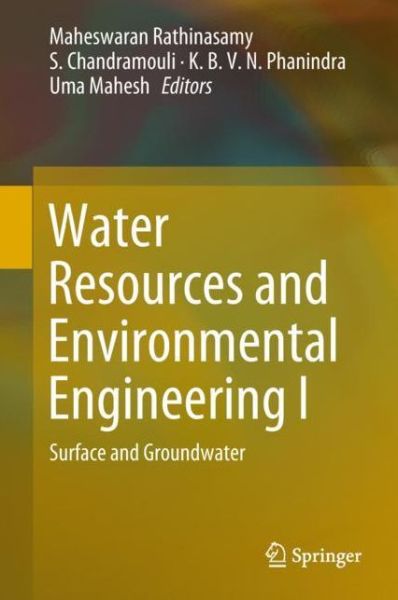 Cover for Water Resources and Environmental Engineering I: Surface and Groundwater (Hardcover Book) [2019 edition] (2018)