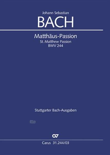 Matthäus-Passion, Klavierauszug - Bach - Livres -  - 9790007132439 - 