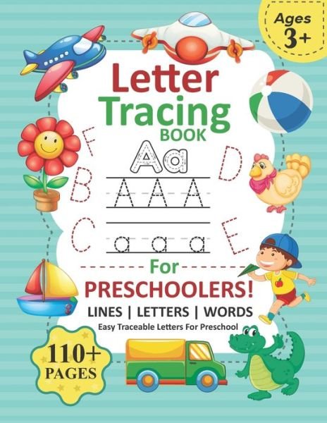 Cover for Poko Publication · Easy Traceable Letters For Preschool: Preschool Tracing Worksheets Beautiful Handwriting Printing Workbook For Preschoolers Traceable Letters For Kids (Pocketbok) (2020)