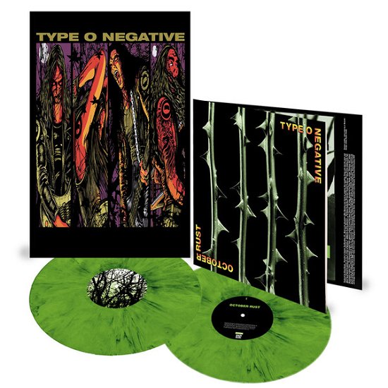 Cover for Type O Negative · October Rust (25th Anniversary Edition) (Green / Black Mixed Vinyl) (LP) [Coloured edition] (2021)