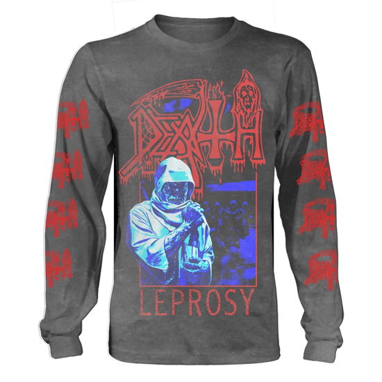 Cover for Death · Leprosy Posterized - Vintage Wash (Kläder) [size XL] [Black edition] (2019)