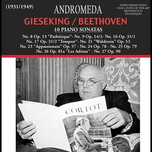 Cover for Beethoven / Gieseking · Klaviersonaten 8916172 (CD) (2012)