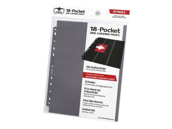 Cover for Ultimate Guard · Ultimate Guard 18-Pocket Pages Side-Loading Grau ( (ACCESSORY) (2016)