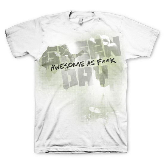 Overspray White / Ts/xl - Green Day - Produtos - UNIVERSAL - 5023209351440 - 29 de março de 2011