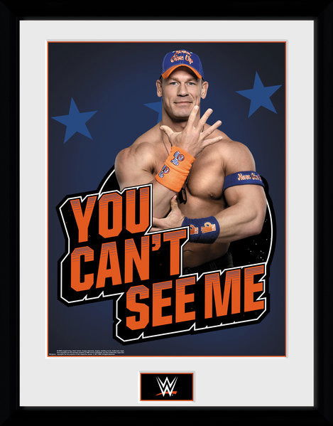 Wrestling: Wwe - Cena You Can'T See Me (Stampa In Cornice 30x40cm) - Wwe - Merchandise - Gb Eye - 5028486384440 - 