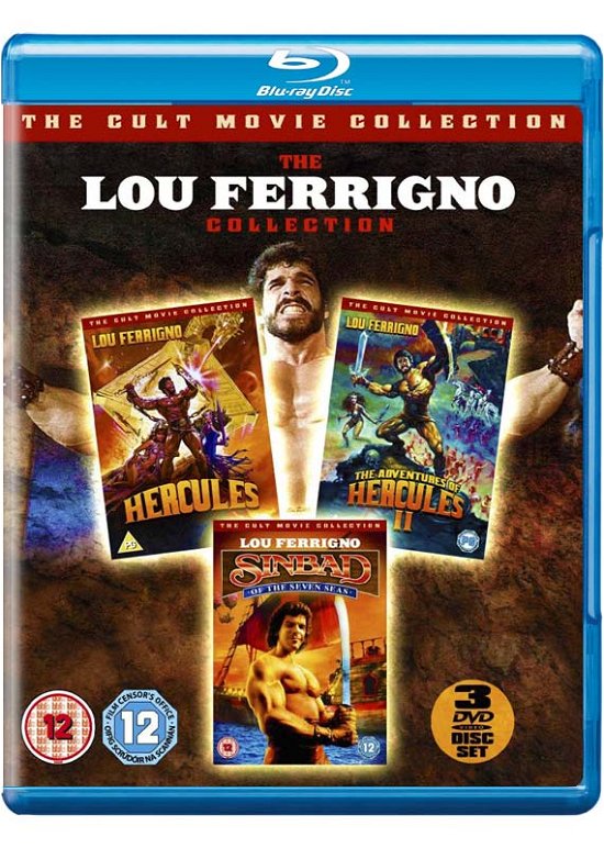 Cover for The Lou Ferrigno Cult Collection · Lou Ferrigno - Hercules / The Adventures Of Hercules II / Sinbad Of The Seven Seas (Blu-ray) (2016)
