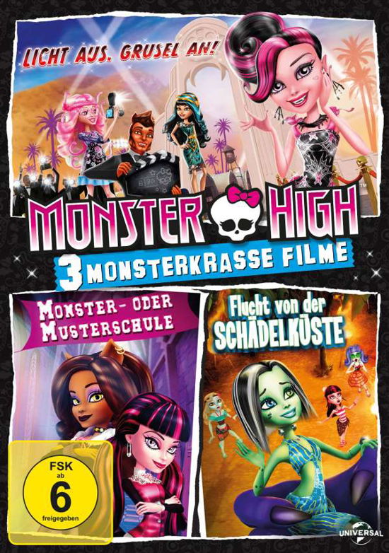 Monster High-3 Monsterkrasse Filme (Licht... - Keine Informationen - Film - UNIVERSAL PICTURE - 5053083035440 - 14. mars 2019