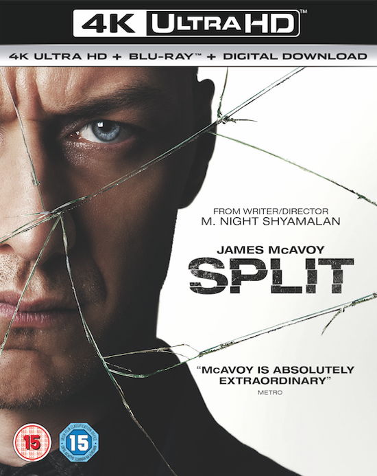 Cover for Split (4k Blu-ray) · Split (4K UHD Blu-ray) (2017)