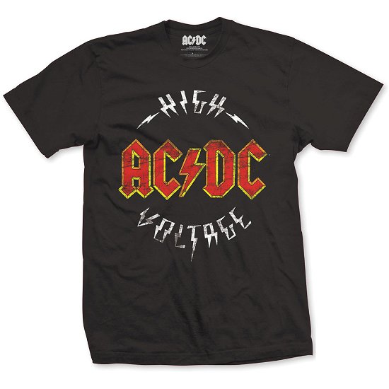AC/DC Unisex T-Shirt: High Voltage - AC/DC - Merchandise - Perryscope - 5055979914440 - 