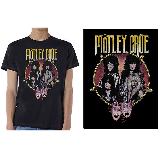 Motley Crue Unisex T-Shirt: Theatre Pentagram - Mötley Crüe - Fanituote - MERCHANDISE - 5056170673440 - torstai 16. tammikuuta 2020