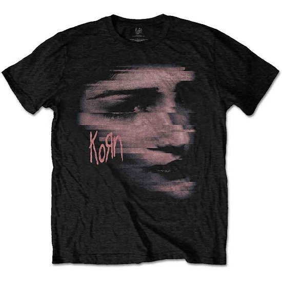 Korn Unisex T-Shirt: Chopped Face - Korn - Merchandise -  - 5056368629440 - 