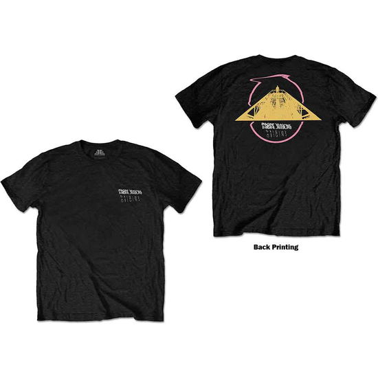 Cover for Imagine Dragons · Imagine Dragons Unisex T-Shirt: Original Circle Glitch (Black) (Back Print) (T-shirt) [size S] [Black - Unisex edition] (2020)