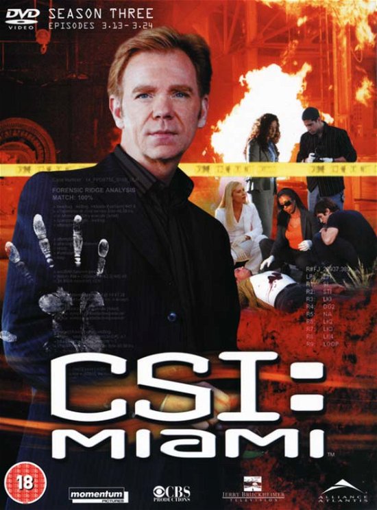 Cover for Csi:miami-season 3-episodes 13/24-3dvd (DVD)