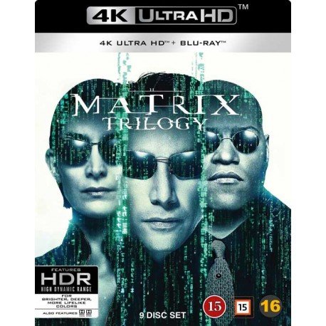 Cover for Matrix · The Matrix Trilogy (4K Ultra HD/BD) (2021)