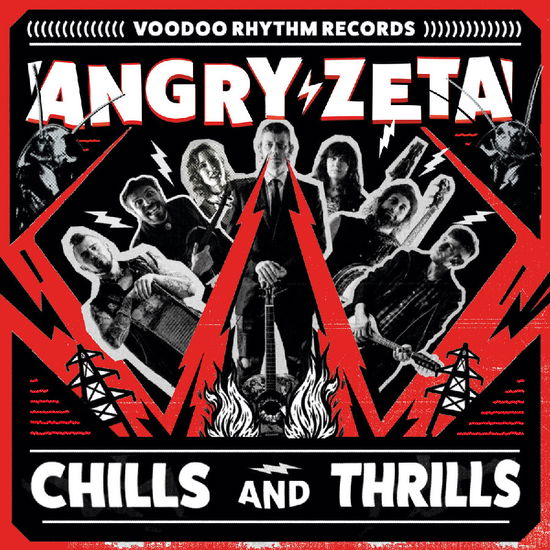 Cover for Angry Zeta · Chills and Thrills (LP) (2024)