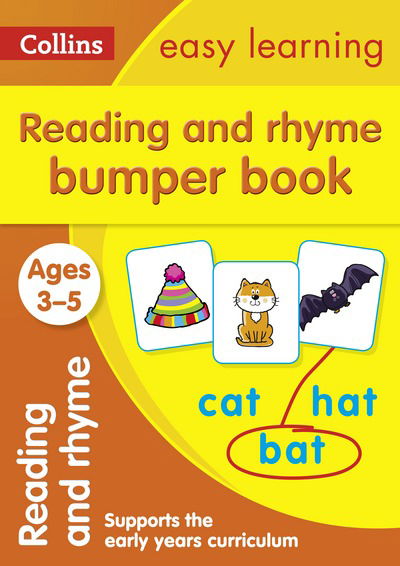 Cover for Collins Easy Learning · Reading and Rhyme Bumper Book Ages 3-5: Ideal for Home Learning - Collins Easy Learning Preschool (Paperback Book) (2018)